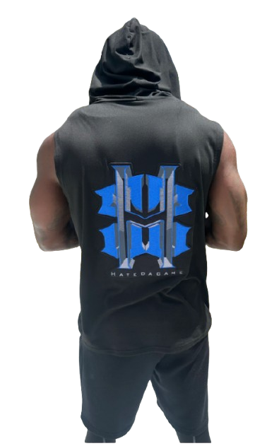 Men’s Sleeveless Hoodie Set – Hate Da Game