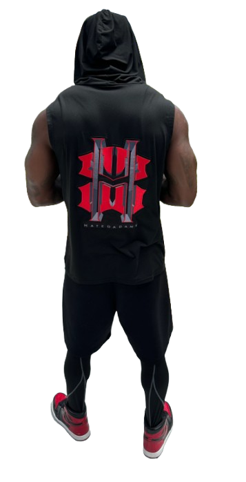 Men’s Sleeveless Hoodie Set – Hate Da Game